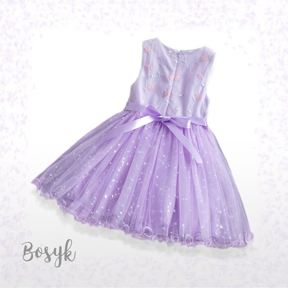 Sussy Dress - Lilac - Dress for Girls - Elegant Dress for Girls - Dresses - Picture 2 of 3